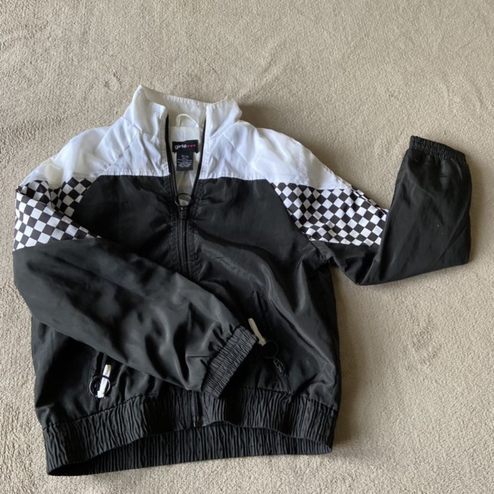 Checkered coat